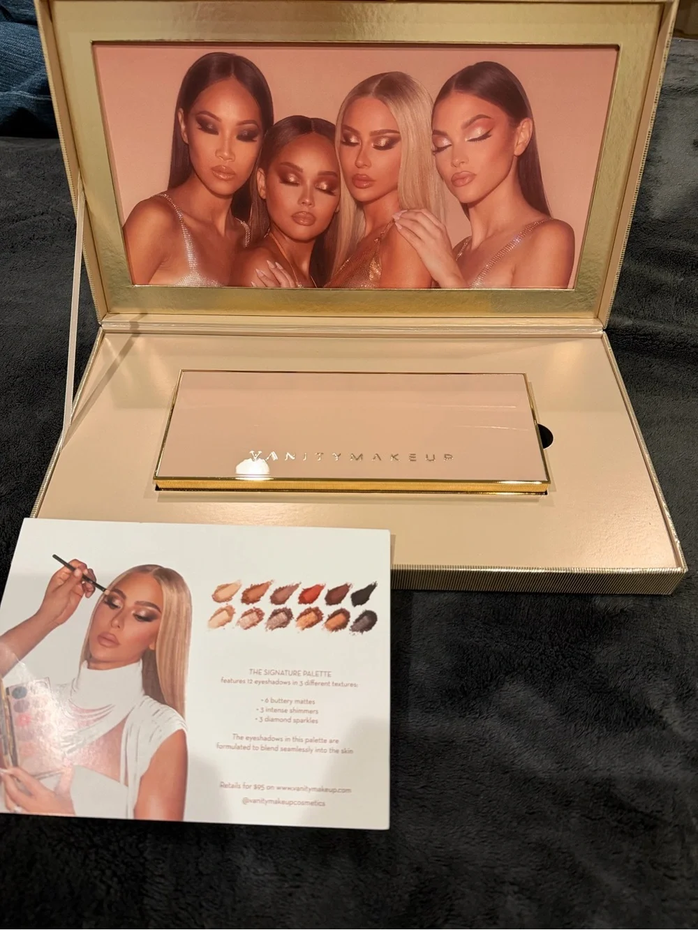 Vanity Makeup 12-Shade Warm-Neutral & Bronze Eyeshadow Palette
